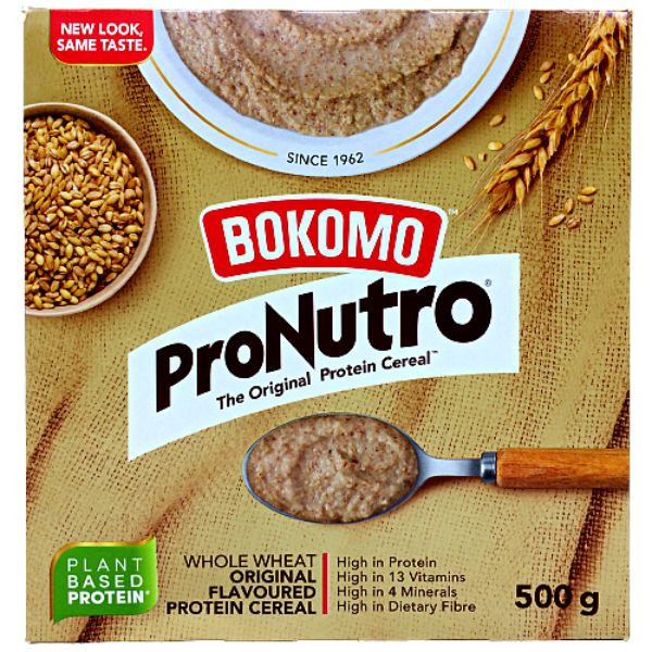 BOKOMO ORIGINAL PRONUTRO WHOLE WHEAT 500G SK6001156920208